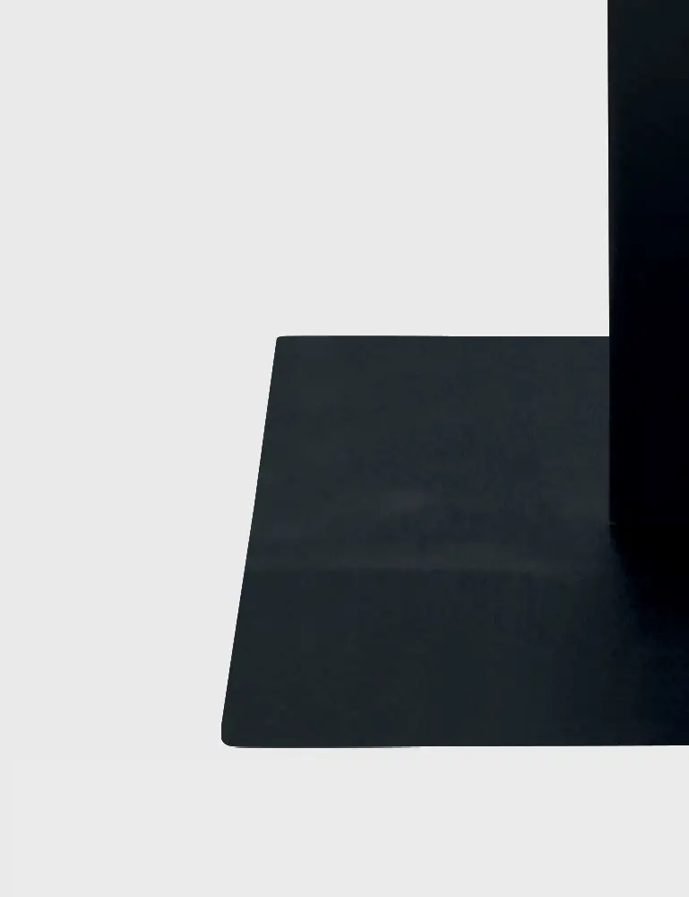 Base Per Lampada Arc Metallo Nero