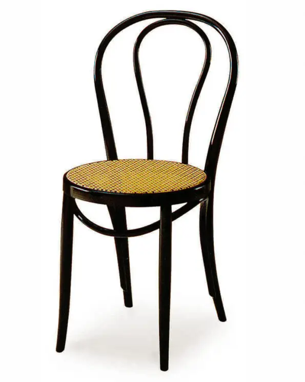 Sedia Gebrüder Thonet seduta in paglia di Vienna Designer
